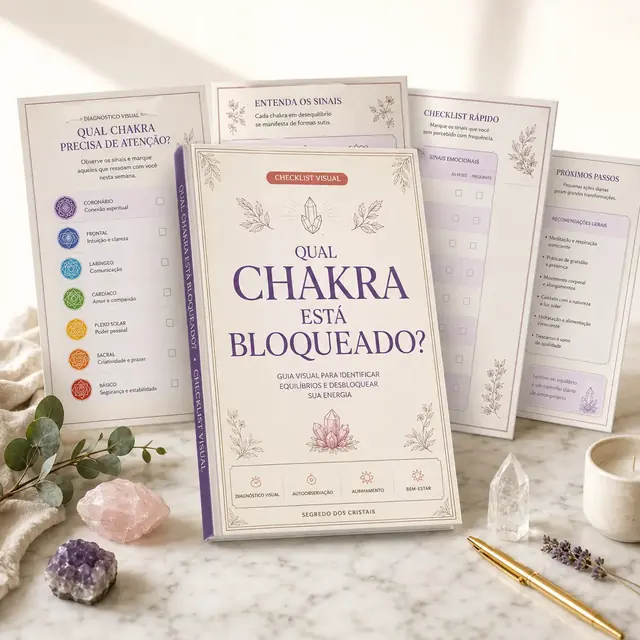 Bônus Checklist Visual — Qual Chakra Está Bloqueado